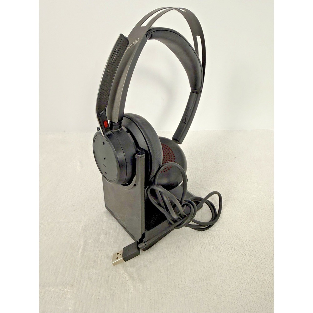 Plantronics Voyager Focus 2 UC USB-C Headset with Charge Stand